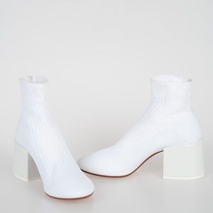 MM6 Maison Martin Margiela Sock Boots white